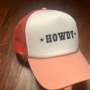 NWT pink HOWDY hat